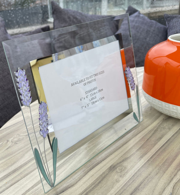 Lavender Gift Photo Frame: Landscape
