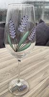 Lavender Gift Wine Glass
