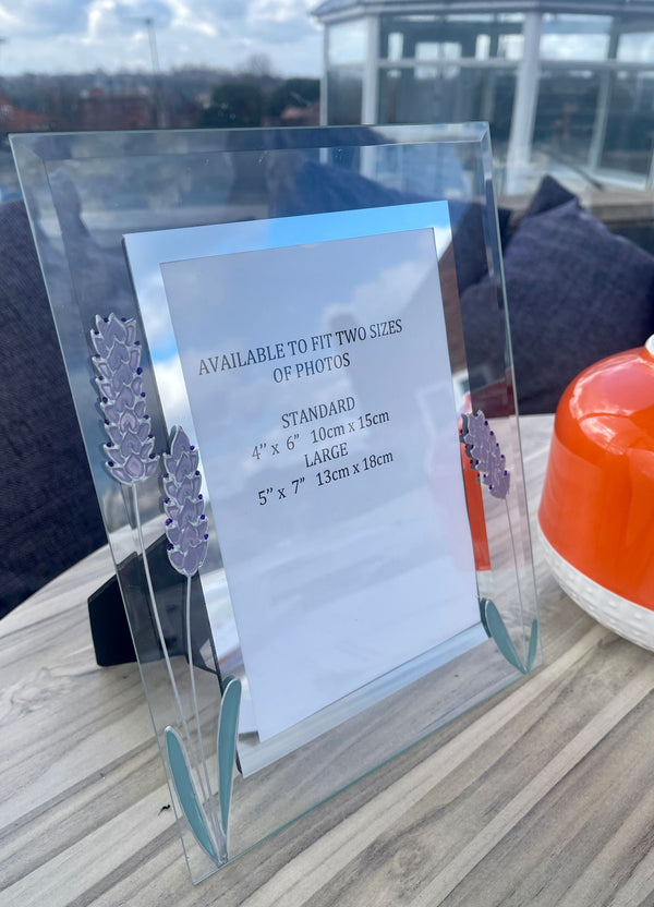 Lavender Gift Photo Frame Portrait: