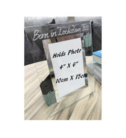 Born In Lockdown 2021 Portrait Photo Frame (Hearts)
