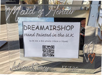 Personalised Maid of Honour Photo: Frame Land (Silver) with Crystals