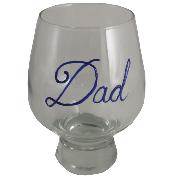 Personalised Beer Glass (Blue)