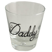 Personalised Wording Gift Whisky Glass: (Black)