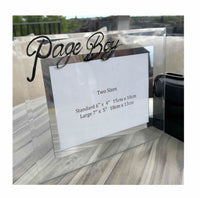 Page Boy Gift Photo Frame Land (Black)