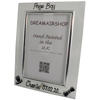 Personalised Page Boy Photo Frame: Portrait (Top Hat)