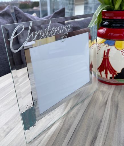 Christening Photo Frame: Landscape Frames