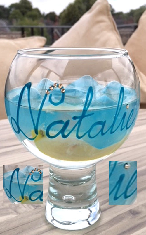 Crystal Personalised Gin & Tonic Glass