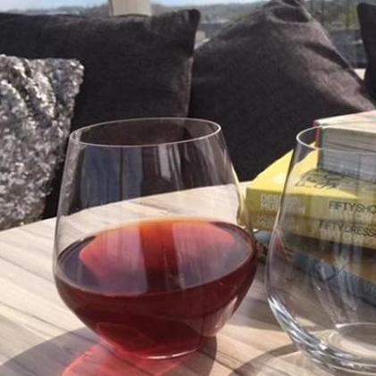 Stemless Wine Glass/Tumbler x 2