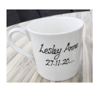 Poppy Fine Bone China Mug: