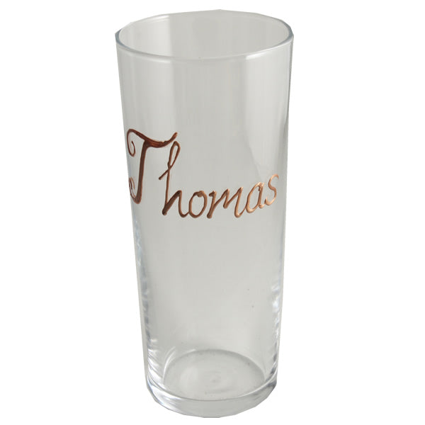 Personalised Wording Gift Pint Glass (Copper)
