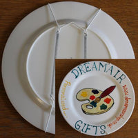 60th Birthday Gift Signature Plate: Square (Sweet Pea)