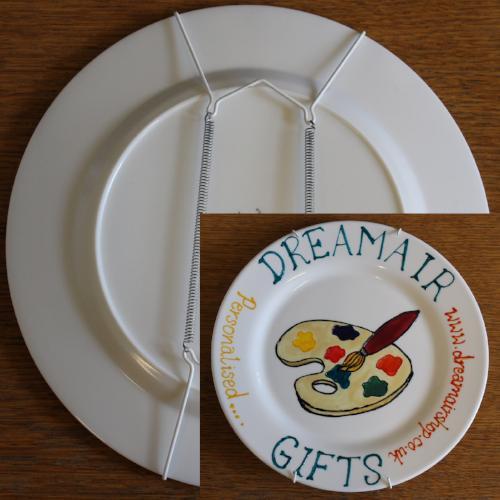 60th Birthday Gift Signature Plate: Square (Sweet Pea)