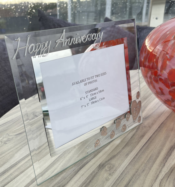 5th Wedding Anniversary Gift Photo: Frame Landscape (Flower)