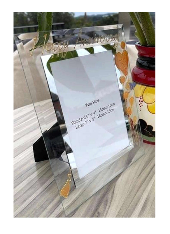 35th Wedding Anniversary Gift Photo: Frame Portrait (Flower)