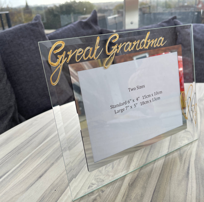Great Grandma Photo Frame Land (Crystalled)