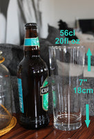 Personalised Wording Gift Pint Glass: (Multicoloured)