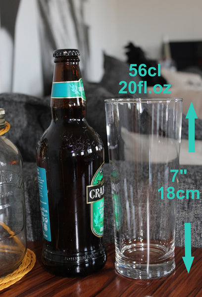 Personalised Wording Gift Pint Glass: (Multicoloured)