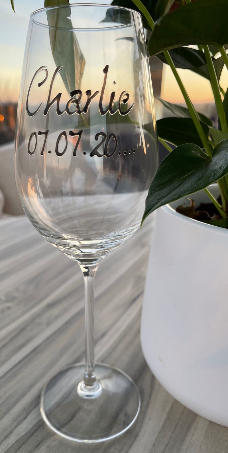 Personalised Retirement Wine Glass