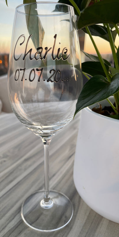 Retirement Design Gift Wine Glass: