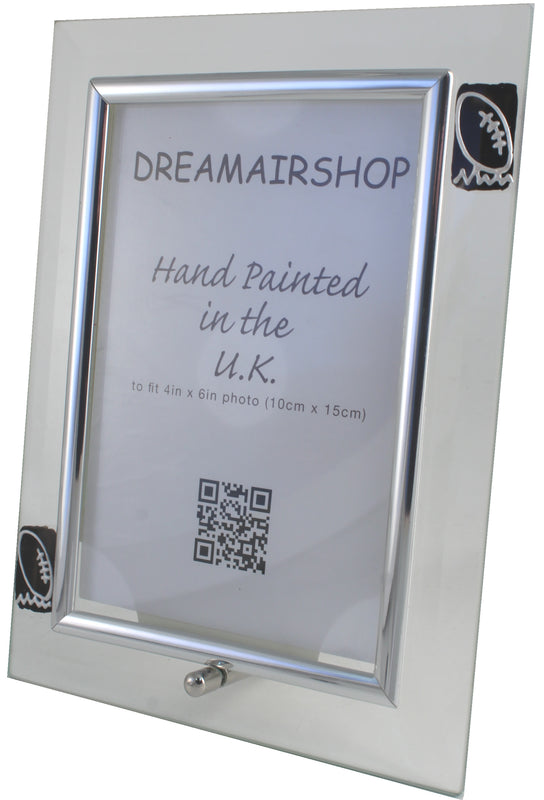 Rugby Design Gift Photo Frame: Portrait