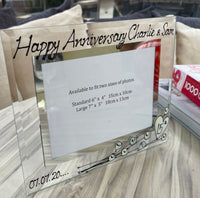 15th Wedding Anniversary Gift Photo: Frame Landscape (Flower)