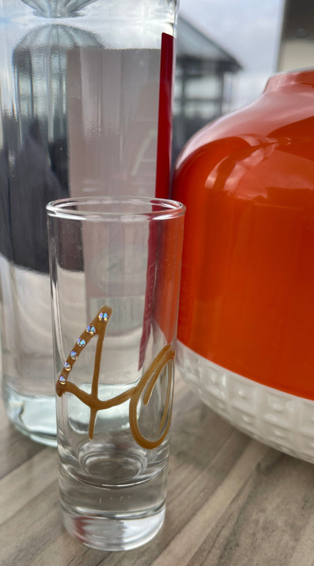 40th Birthday Gift Shot Glass: (Colours)