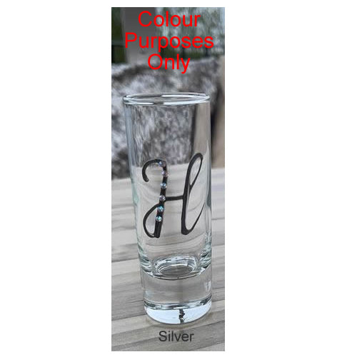 Letters Shot Glass (Silver)