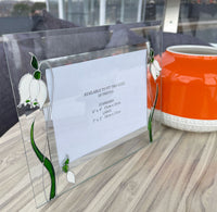 Snowdrop Design Gift Photo Frame: Landscape