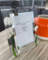 Snowdrop Gift Photo Frame Portrait: