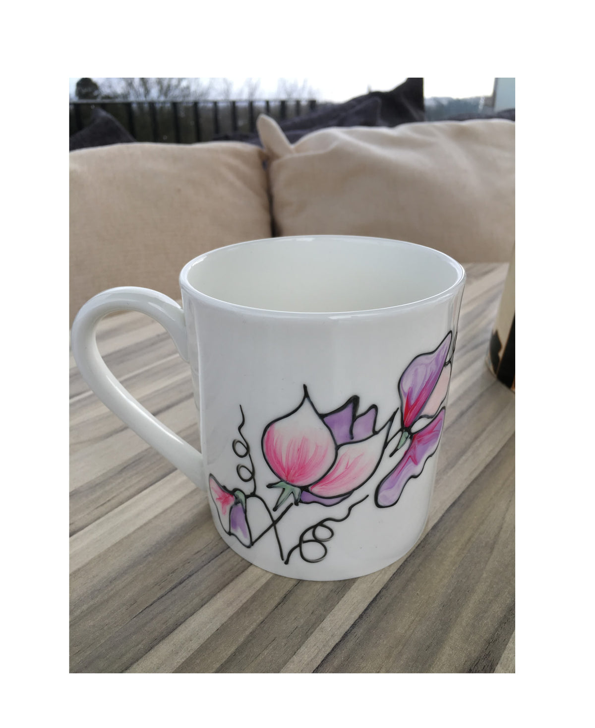 Sweet Pea Pint Mug