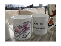 Sweet Pea Fine Bone China Mug 1 pint