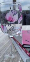Sweet Pea Design Gift Wine Glass:
