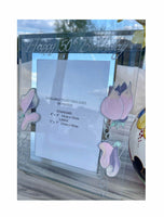 50th Birthday Gift Photo Frame: Portrait (Sweet Pea)