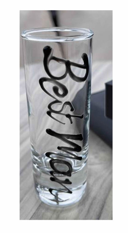 Best Man Gift Shot Glass