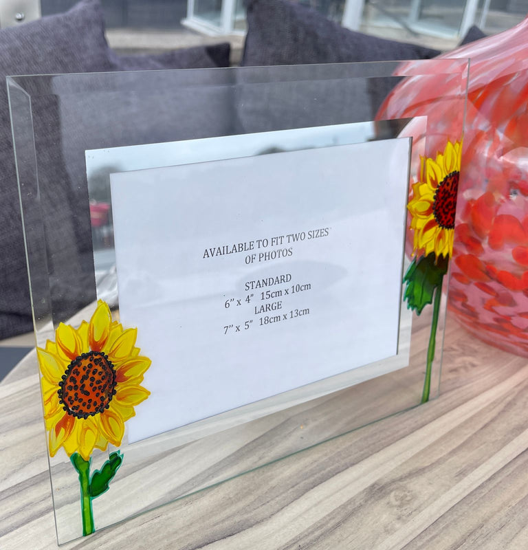 Sunflower Gift Photo Frame: Landscape
