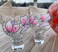 Sweet Pea Gin and Tonic Glass