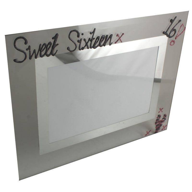 Personalised 16th Birthday Gift Frame: Landscape