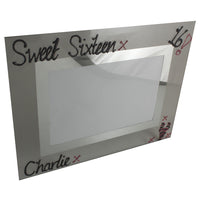 Personalised 16th Birthday Gift Frame: Landscape
