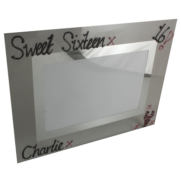 Personalised 16th Birthday Gift Frame: Landscape