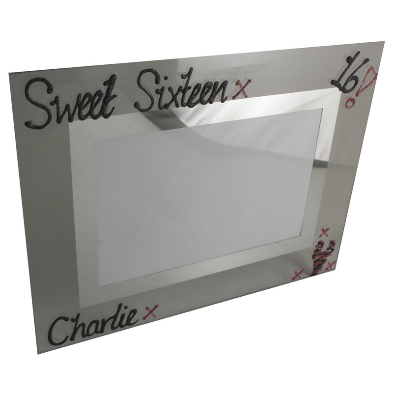 Personalised 16th Birthday Gift Frame: Landscape