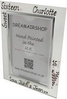Personalised 16th Birthday Gift Photo: Frame Portrait