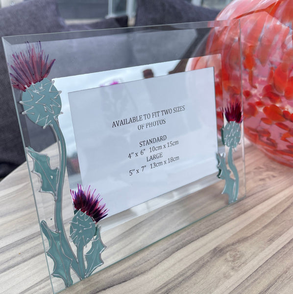 Thistle Gift Photo Frame: Landscape