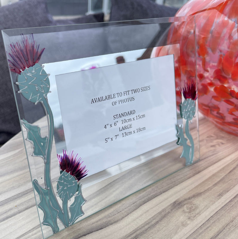 Thistle Gift Photo Frame: Landscape