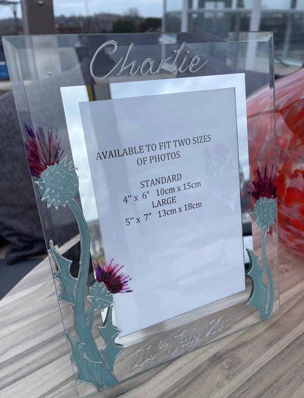 Thistle Gift Photo Frame Portrait: