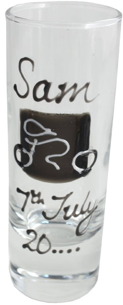 Cycling Gift Tall Shot Glass: