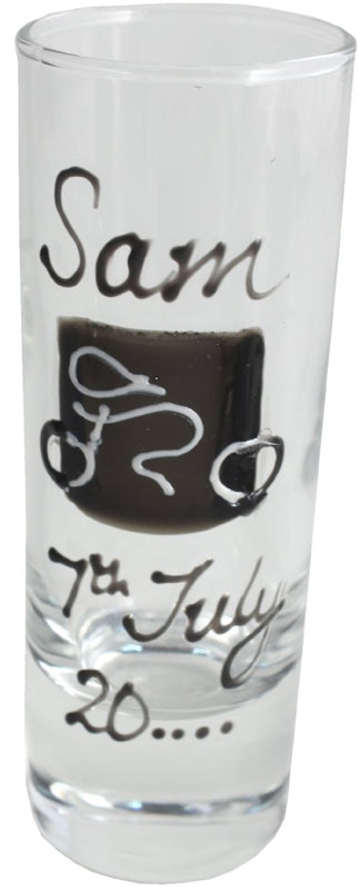 Cycling Gift Tall Shot Glass: