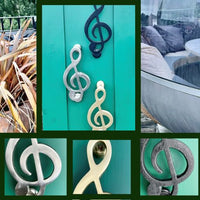 Musical Treble Clef Door Knockers