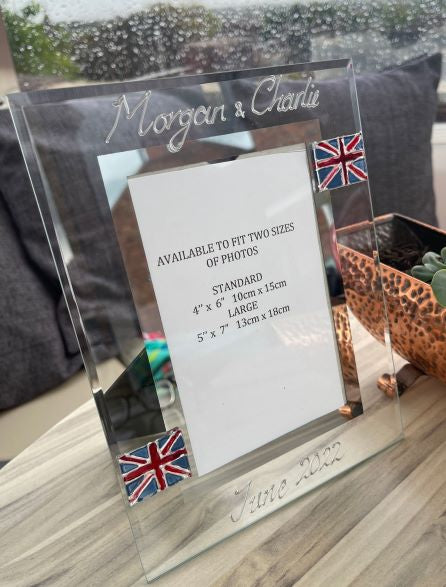 Union Jack Gift Photo Frame: Portrait