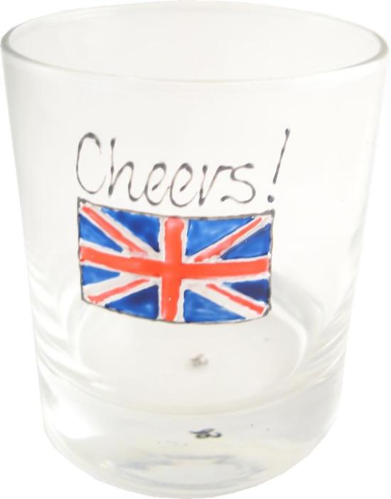 Union Jack Whisky Glass 