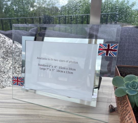 Union Jack Gift Photo Frame: Landscape